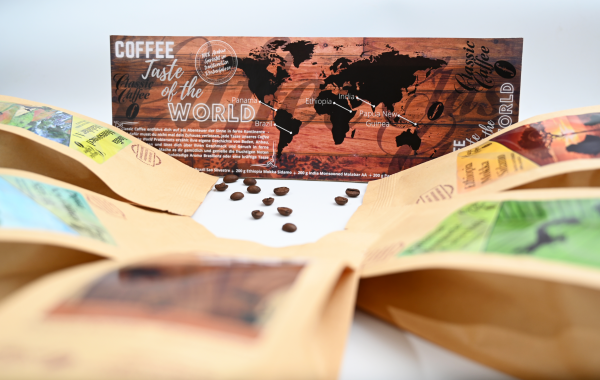 Classic Caffee Premium Kaffee Weltreise Probierset 5x200g